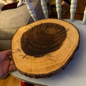 Cool slab of wood could be used for anything